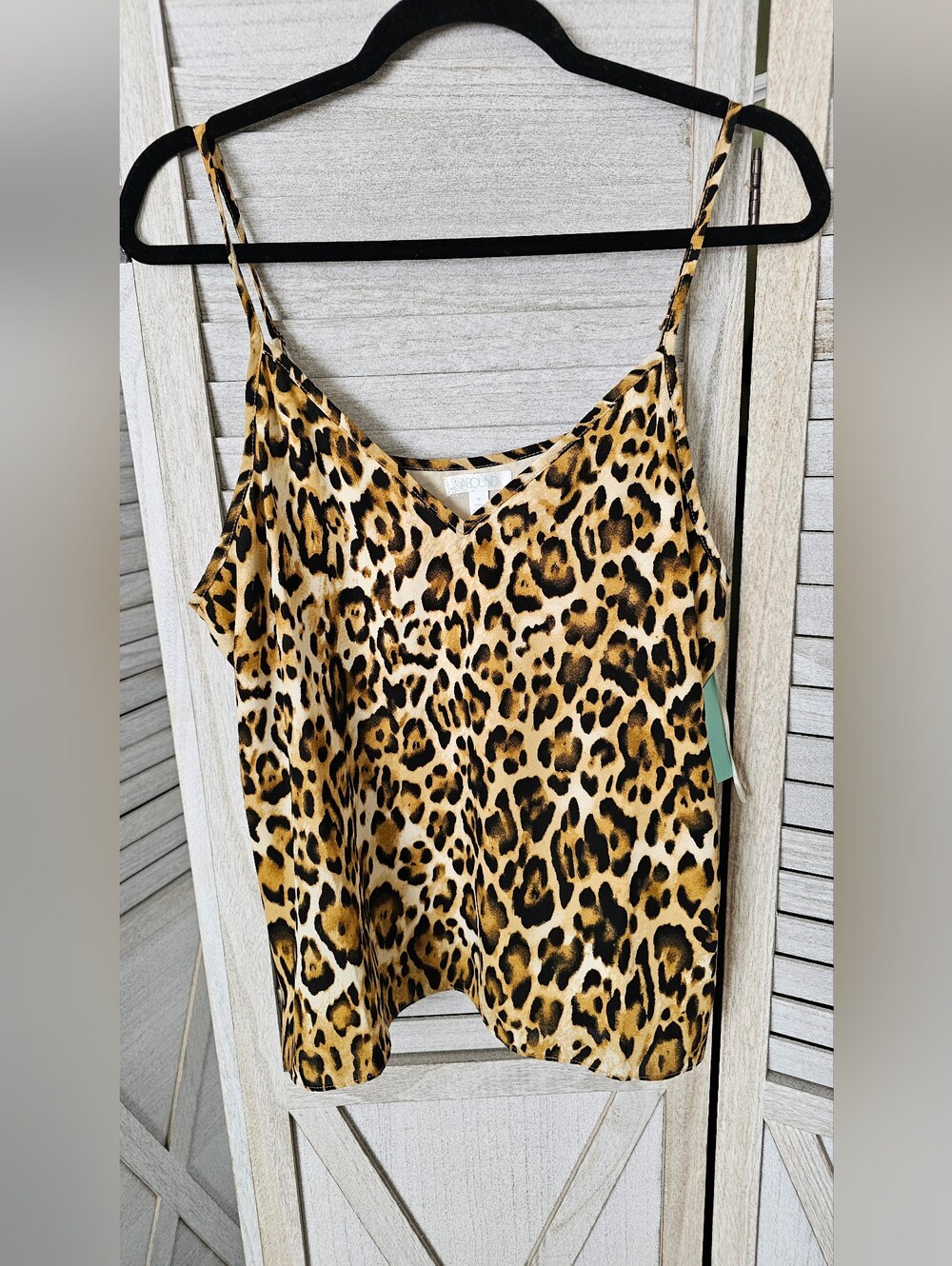 NWT Abound Tan Leopard Print Camisole